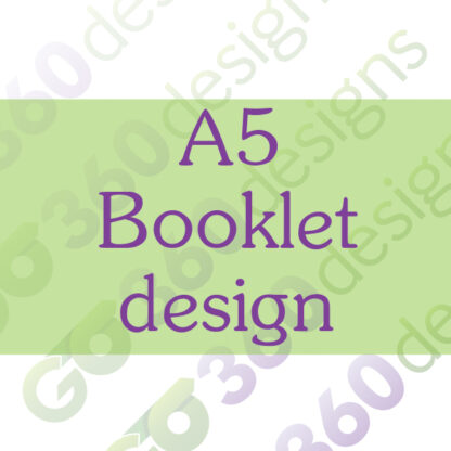 A5 Booklet design