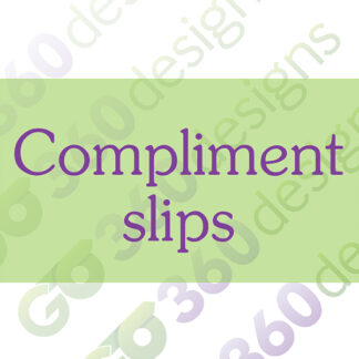 Compliment slips